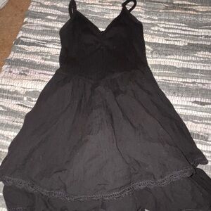 Aerie Black Ribbed Top